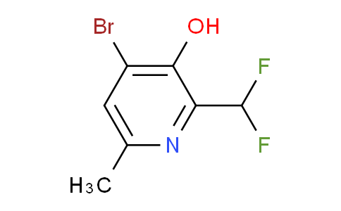 AM15750 | 1806834-58-1 | 4-Bromo-2-(difluoromethyl)-3-hydroxy-6-methylpyridine