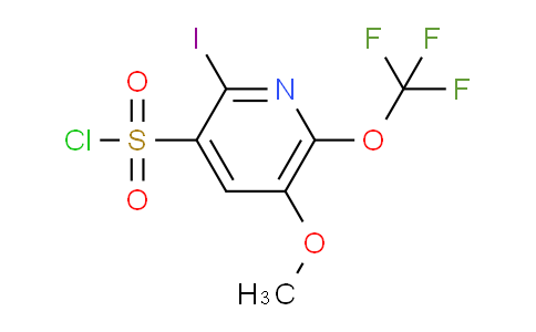 AM157512 | 1804438-83-2 | 2-Iodo-5-methoxy-6-(trifluoromethoxy)pyridine-3-sulfonyl chloride