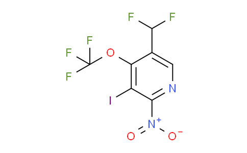 AM157543 | 1804733-74-1 | 5-(Difluoromethyl)-3-iodo-2-nitro-4-(trifluoromethoxy)pyridine