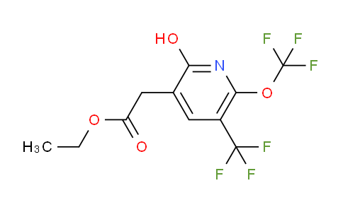 AM157554 | 1804796-54-0 | Ethyl 2-hydroxy-6-(trifluoromethoxy)-5-(trifluoromethyl)pyridine-3-acetate