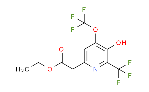 AM157566 | 1804835-66-2 | Ethyl 3-hydroxy-4-(trifluoromethoxy)-2-(trifluoromethyl)pyridine-6-acetate