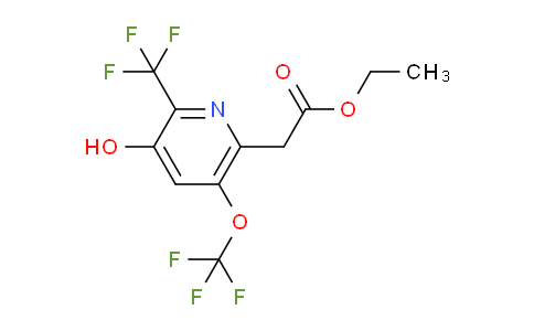 AM157567 | 1806046-74-1 | Ethyl 3-hydroxy-5-(trifluoromethoxy)-2-(trifluoromethyl)pyridine-6-acetate