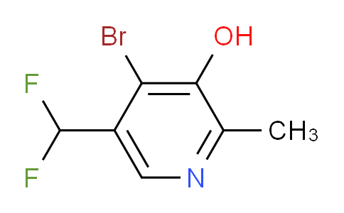 4-Bromo-5-(difluoromethyl)-3-hydroxy-2-methylpyridine