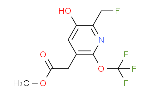 AM157586 | 1806744-33-1 | Methyl 2-(fluoromethyl)-3-hydroxy-6-(trifluoromethoxy)pyridine-5-acetate