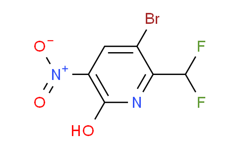 3-Bromo-2-(difluoromethyl)-6-hydroxy-5-nitropyridine