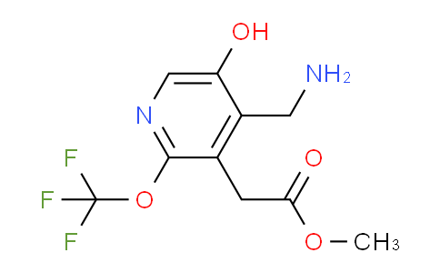 Methyl 4-(aminomethyl)-5-hydroxy-2-(trifluoromethoxy)pyridine-3-acetate