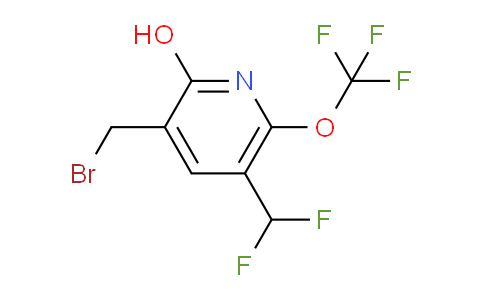 3-(Bromomethyl)-5-(difluoromethyl)-2-hydroxy-6-(trifluoromethoxy)pyridine
