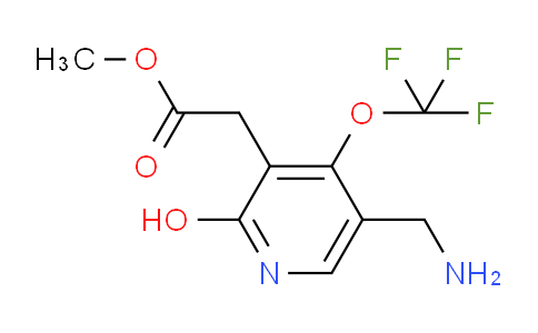 Methyl 5-(aminomethyl)-2-hydroxy-4-(trifluoromethoxy)pyridine-3-acetate