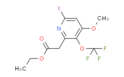 AM157631 | 1804437-71-5 | Ethyl 6-iodo-4-methoxy-3-(trifluoromethoxy)pyridine-2-acetate