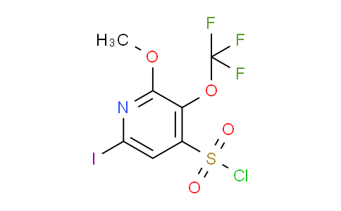 6-Iodo-2-methoxy-3-(trifluoromethoxy)pyridine-4-sulfonyl chloride