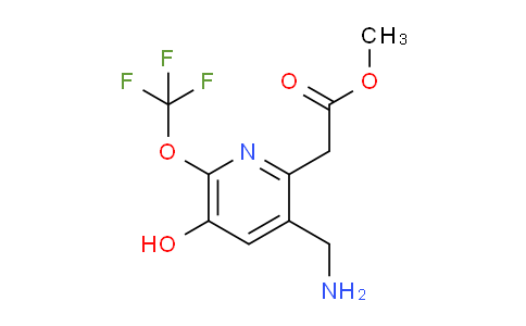 Methyl 3-(aminomethyl)-5-hydroxy-6-(trifluoromethoxy)pyridine-2-acetate