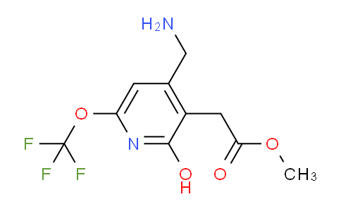 Methyl 4-(aminomethyl)-2-hydroxy-6-(trifluoromethoxy)pyridine-3-acetate