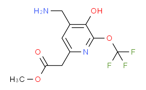 Methyl 4-(aminomethyl)-3-hydroxy-2-(trifluoromethoxy)pyridine-6-acetate