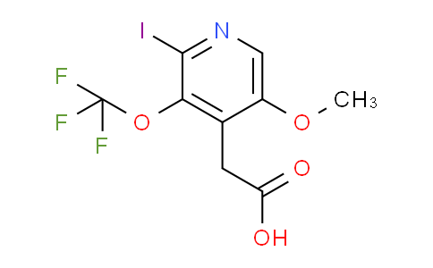 2-Iodo-5-methoxy-3-(trifluoromethoxy)pyridine-4-acetic acid