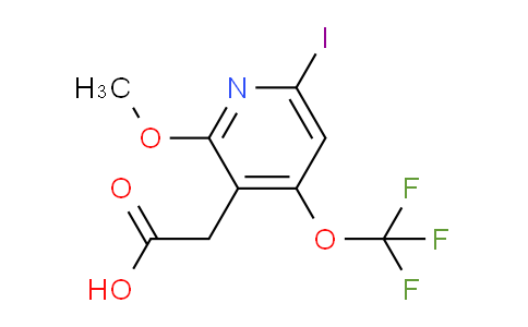 6-Iodo-2-methoxy-4-(trifluoromethoxy)pyridine-3-acetic acid