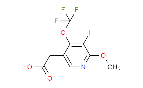 3-Iodo-2-methoxy-4-(trifluoromethoxy)pyridine-5-acetic acid