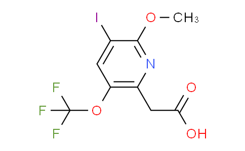 3-Iodo-2-methoxy-5-(trifluoromethoxy)pyridine-6-acetic acid