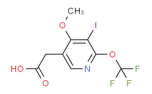 3-Iodo-4-methoxy-2-(trifluoromethoxy)pyridine-5-acetic acid