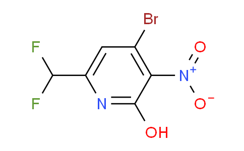 AM15767 | 1806827-11-1 | 4-Bromo-6-(difluoromethyl)-2-hydroxy-3-nitropyridine