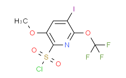 AM157681 | 1806169-43-6 | 3-Iodo-5-methoxy-2-(trifluoromethoxy)pyridine-6-sulfonyl chloride