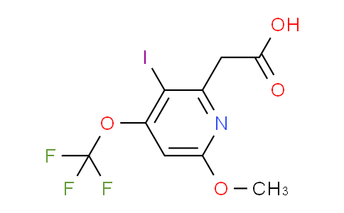 3-Iodo-6-methoxy-4-(trifluoromethoxy)pyridine-2-acetic acid