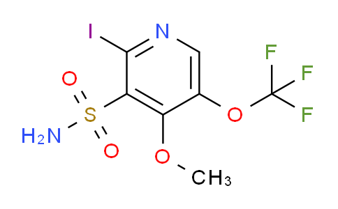 2-Iodo-4-methoxy-5-(trifluoromethoxy)pyridine-3-sulfonamide