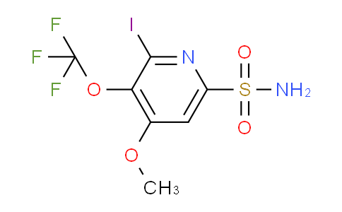 2-Iodo-4-methoxy-3-(trifluoromethoxy)pyridine-6-sulfonamide