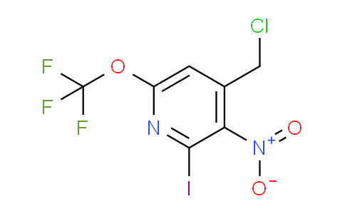 4-(Chloromethyl)-2-iodo-3-nitro-6-(trifluoromethoxy)pyridine