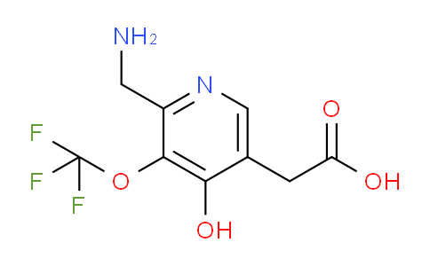 2-(Aminomethyl)-4-hydroxy-3-(trifluoromethoxy)pyridine-5-acetic acid