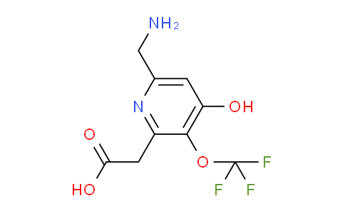 6-(Aminomethyl)-4-hydroxy-3-(trifluoromethoxy)pyridine-2-acetic acid