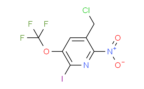 3-(Chloromethyl)-6-iodo-2-nitro-5-(trifluoromethoxy)pyridine