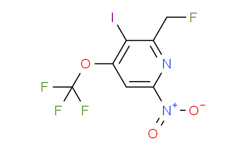 2-(Fluoromethyl)-3-iodo-6-nitro-4-(trifluoromethoxy)pyridine