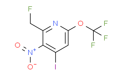 2-(Fluoromethyl)-4-iodo-3-nitro-6-(trifluoromethoxy)pyridine