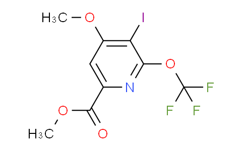 Methyl 3-iodo-4-methoxy-2-(trifluoromethoxy)pyridine-6-carboxylate