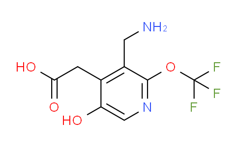 3-(Aminomethyl)-5-hydroxy-2-(trifluoromethoxy)pyridine-4-acetic acid