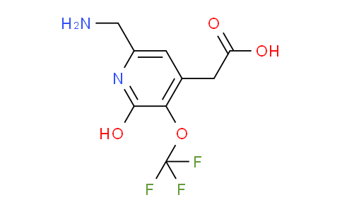 6-(Aminomethyl)-2-hydroxy-3-(trifluoromethoxy)pyridine-4-acetic acid