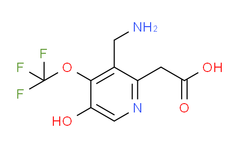 3-(Aminomethyl)-5-hydroxy-4-(trifluoromethoxy)pyridine-2-acetic acid