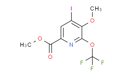 Methyl 4-iodo-3-methoxy-2-(trifluoromethoxy)pyridine-6-carboxylate