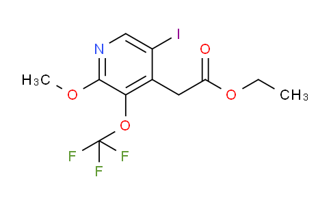 Ethyl 5-iodo-2-methoxy-3-(trifluoromethoxy)pyridine-4-acetate
