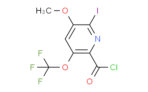 AM157756 | 1804438-26-3 | 2-Iodo-3-methoxy-5-(trifluoromethoxy)pyridine-6-carbonyl chloride