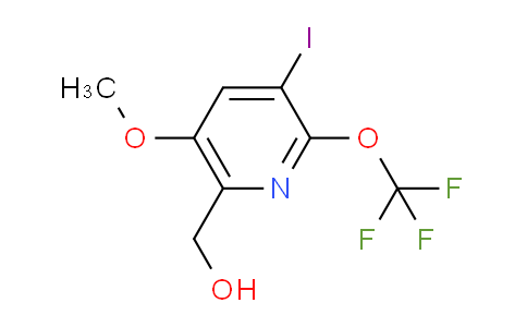 3-Iodo-5-methoxy-2-(trifluoromethoxy)pyridine-6-methanol