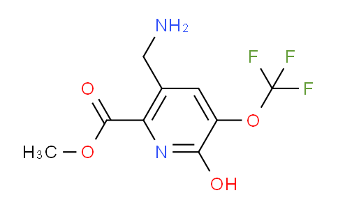AM157824 | 1804807-41-7 | Methyl 5-(aminomethyl)-2-hydroxy-3-(trifluoromethoxy)pyridine-6-carboxylate