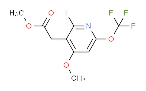 AM157838 | 1806265-03-1 | Methyl 2-iodo-4-methoxy-6-(trifluoromethoxy)pyridine-3-acetate