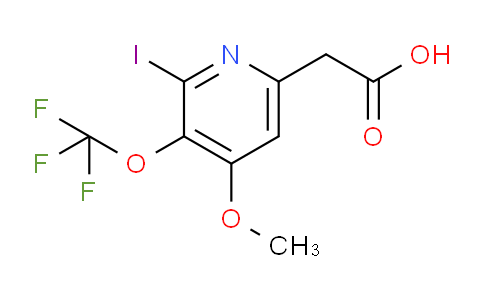 2-Iodo-4-methoxy-3-(trifluoromethoxy)pyridine-6-acetic acid