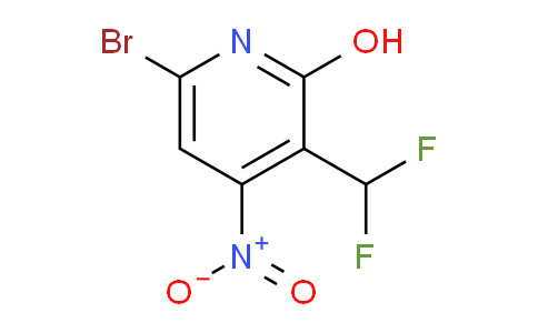 6-Bromo-3-(difluoromethyl)-2-hydroxy-4-nitropyridine