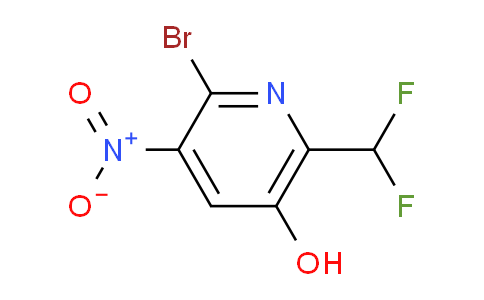 2-Bromo-6-(difluoromethyl)-5-hydroxy-3-nitropyridine