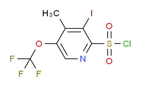 AM157953 | 1804843-65-9 | 3-Iodo-4-methyl-5-(trifluoromethoxy)pyridine-2-sulfonyl chloride