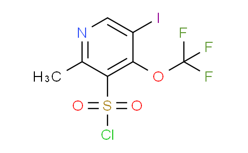 5-Iodo-2-methyl-4-(trifluoromethoxy)pyridine-3-sulfonyl chloride
