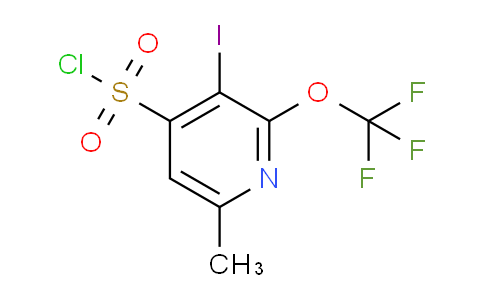 3-Iodo-6-methyl-2-(trifluoromethoxy)pyridine-4-sulfonyl chloride