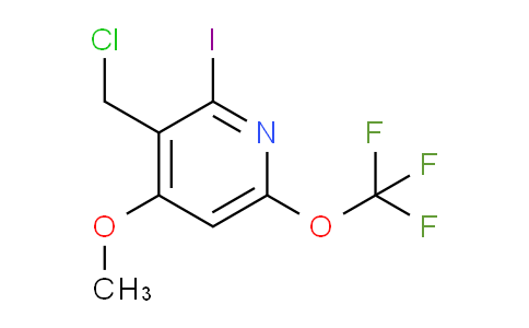 3-(Chloromethyl)-2-iodo-4-methoxy-6-(trifluoromethoxy)pyridine
